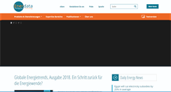 Desktop Screenshot of germany.enerdata.net